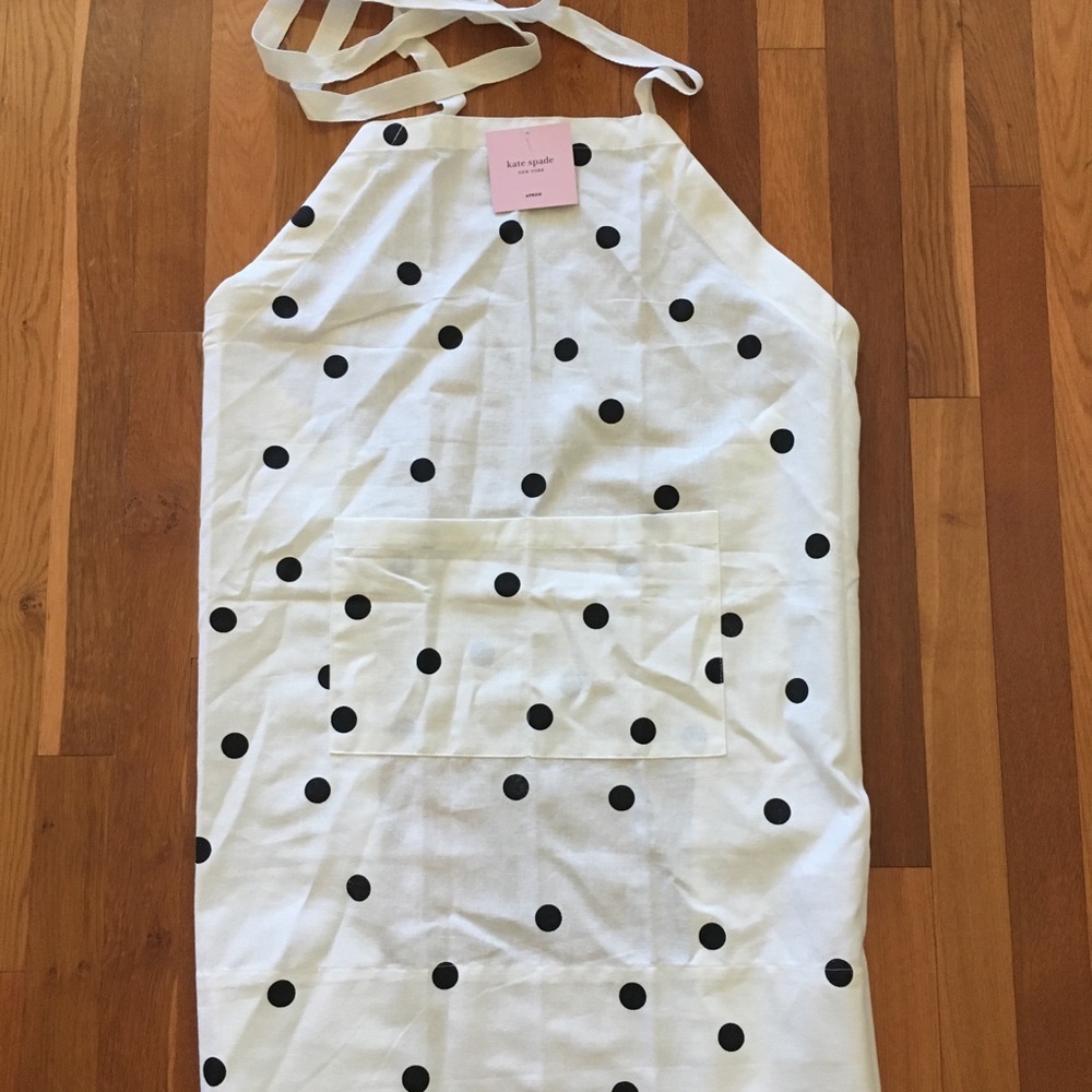 Kate space polka dot cotton apron - Picture 2 of 5